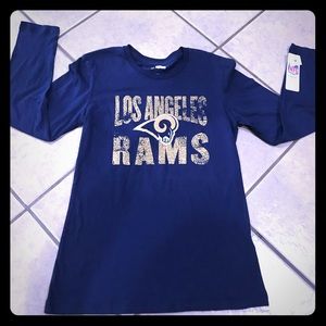NWT LA RAMS long sleeve tee